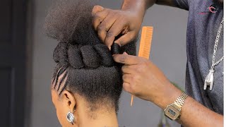 The Latest Natural Hair Styling Very Quick amp Simple  Detailed Tutorial [upl. by Alol542]