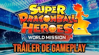 SUPER DRAGON BALL HEROES WORLD MISSION  Tráiler de Gameplay  Switch PC [upl. by Leonard]