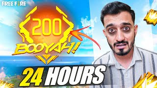 200 BOOYAH STREAK IN 24 HOURS😲  150 STEAK टूट गयी😭  HARD CHALLENGE  CS RANK PART 6 [upl. by Nonohcle]