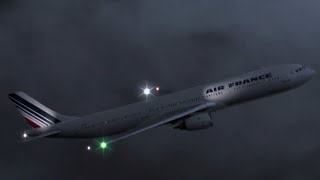 Air France Flight 447  Crash Animation [upl. by Ardnoel219]