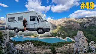 MET DE CAMPER DE BERGEN IN 1 KM HOOG IN SPANJE 49 [upl. by Teerprug359]