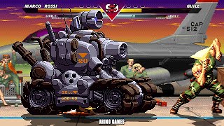 GUILE VS MARCO METAL SLUG [upl. by Forelli319]