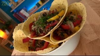 Recette de Fajitas à la viande hachée  750g [upl. by Ettevi]