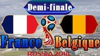 FRANCE vs BELGIQUE Demifinale du Mondial 2018 Statistiques Date horaire et stade [upl. by Ateekan]