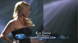 Elise Testone  One and Only  Top 25 [upl. by Enymsaj]