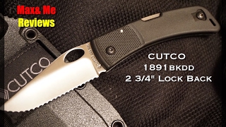 CUTCO 1891DD 2 34quot SERRATED LOCKBACK KNIFE [upl. by Fitzsimmons]