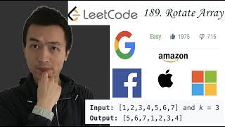 LeetCode 189 Rotate Array  Interview Prep Ep 52 [upl. by Inalial]