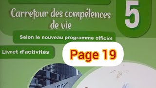 Évaluation et consolidation page 19 Carrefour des compétences de vie 5AEP [upl. by Jariah]