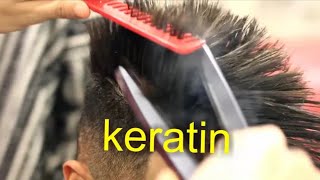 طريقة عمل كيراتين للرجال keratin brazilian How Keratin works for men keratin 2020 [upl. by Asirac]