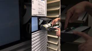 Omnicell training How to load receipt paper and labels [upl. by Dorlisa]