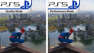 Marvels SpiderMan 2  PS5 Quality VS Performance  Graphics Comparison amp Framerate  Tech Review [upl. by Muryh]