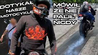 Jak uszczęśliwić motocyklistę 🤭  Facet dotyka mój tłumik 😨  Ryzykowna jazda 😱  Moto vlog [upl. by Loveridge]