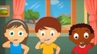 Nursery Rhyme Street  This Is The Way We Brush Our Teeth  Nursery Rhymes and Kids Songs  Ep 1 [upl. by Tnerb901]