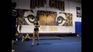 Megan Jewell Glissons Top Gun All Star 2010 Cheer Video [upl. by Redep]