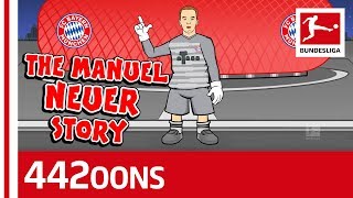 The Story Of Manuel Neuer  Powered by 442oons [upl. by Shurlock991]