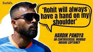 No awkwardness between Rohit Sharma and me because Hardik Pandya on Mumbai Indians IPL captaincy [upl. by Cumine101]