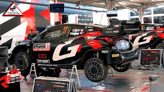 Service Park Gap  WRC Rallye MonteCarlo 2024  Passats de canto [upl. by Leinahtan94]