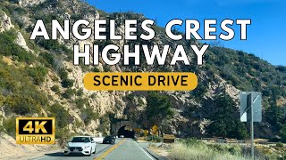 4K  Angeles Crest Highway California Scenic Drive  Los Angeles  2023  Relaxing ASMR [upl. by Thebault472]