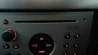 How to enter the radio code on Vauxhall Opel cars and leave SAFE mode [upl. by Risteau]