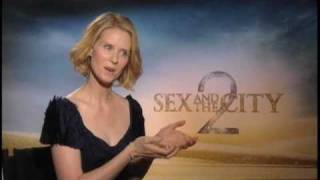 Cynthia Nixon Sex and the City 2 Interview [upl. by Nicoline]