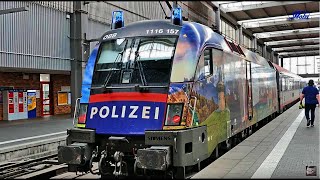 Der quotPolizeiquot Taurus der ÖBB im Münchner Hbf [upl. by Monica147]