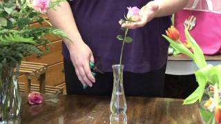 Flower Arrangements  How to Revive Wilting Cut Flowers [upl. by Llennod]