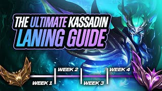 KASSADIN Season 14 Guide  How To LANE and Trade with KASSADIN Step by Step [upl. by Applegate]