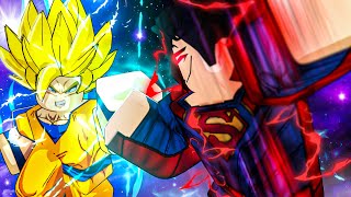 Anime VS Marvel amp DC The Newest Tower Defense Game On Roblox [upl. by Ddot]