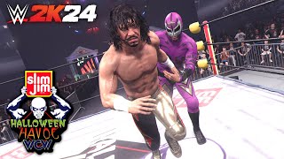 WWE 2K24  Eddie Guerrero vs Rey Mysterio Jr  WCW Cruiserweight Title Match WCW Halloween Havoc [upl. by Anissa]