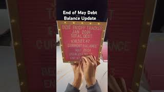 Debt Snowball Ending Debt Balance Update May 2024 [upl. by Cope]