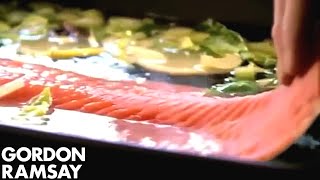 Salmon Salad Nicoise Part 1  Gordon Ramsay [upl. by Imtiaz680]