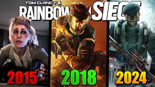 The Evolution Of Rainbow Six Siege 2015  2024 [upl. by Weikert]