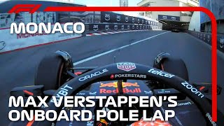 Max Verstappens Incredible Pole Lap  2023 Monaco Grand Prix  Pirelli [upl. by Procter409]