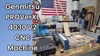 Genmitsu PROVerXL 4030 V2 CNC Unboxing and first jobs 3dhp [upl. by Dorrehs]