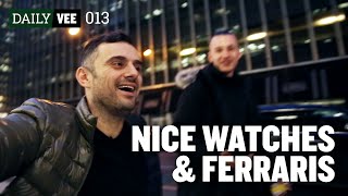 NICE WATCHES amp FERRARIS  DailyVee 013 [upl. by Yelwar]