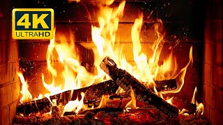 🔥 Cozy Fireplace 4K 12 HOURS Fireplace with Crackling Fire Sounds Crackling Fireplace 4K [upl. by Nygem]