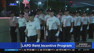 New LAPD incentive program offering recruits 24000 for housing [upl. by Atinas755]