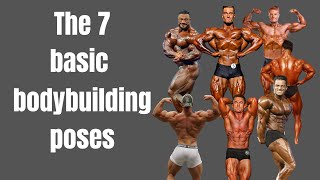 The 7 basic bodybuilding poses [upl. by Zurc]