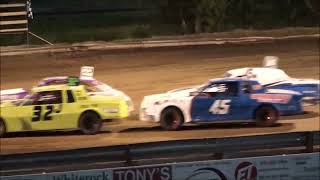 Carroll Co Figure 8 Races Stock RWD Heats A Feature amp Open RWD A Feature 6422 [upl. by Satterfield]