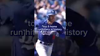 Top 5 home run hitters in history [upl. by Newbill644]