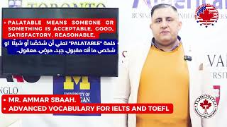 What is the meaning of palatableAdvanced vocabulary for IELTS and TOEFL [upl. by Siuraj389]