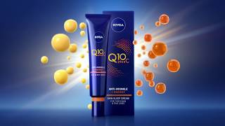 NIVEA Q10plusC AntiWrinkle  Energy Skin Sleep Cream [upl. by Pohsib]