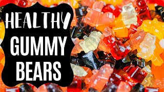 How To Make Homemade Gummy Bears that are secretly healthy  CHELSWEETS [upl. by Neibart]