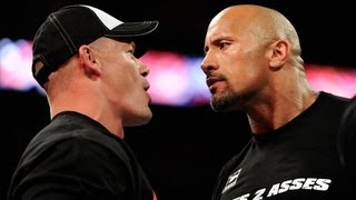 The Rock and John Cena come facetoface one final time WWE Raw [upl. by Libb628]