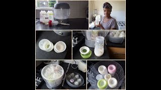 How To Use MAM Self Sterilising Baby Bottles [upl. by Marfe]