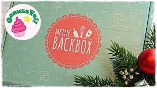 quotMEINE BACKBOXquot Unboxing  Deine Box rund ums Backen amp Dekorieren  Weihnachtsbox Werbung [upl. by Jaddan]