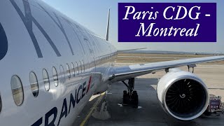 TRIP REPORT  Air France Economy  Paris CDG  Montreal  Boeing 777300ER 4K UHD [upl. by Nav]