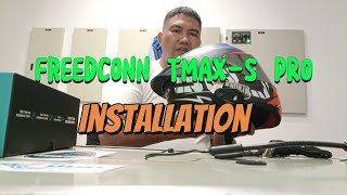 Helmet Intercom installation Freedconn TMAXS PRO [upl. by Nywled]