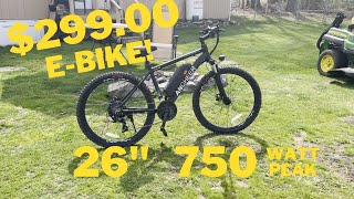 29900 Ancheer 26quot 750 watt Ebike [upl. by Colligan]