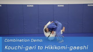 Kouchigari to Hikikomigaeshi  Combination demo [upl. by Carlen]